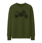 JL Illustration For A Ducati Hypermotard SP 2013 Motorbike Fan Jumper