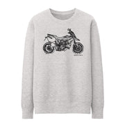 JL Illustration For A Ducati Hyperstrada Motorbike Fan Jumper