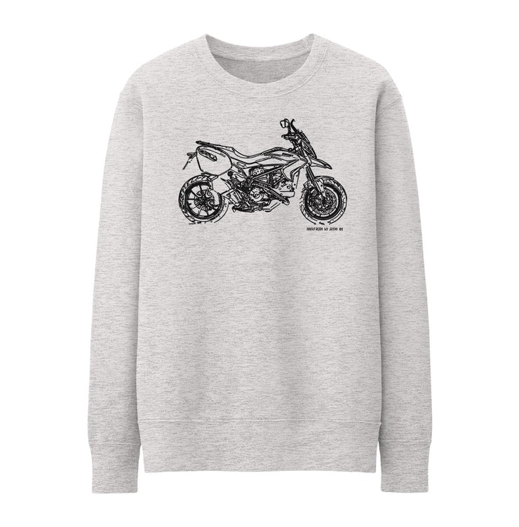 JL Illustration For A Ducati Hyperstrada Motorbike Fan Jumper
