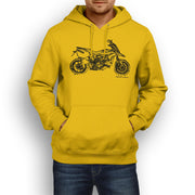 JL Illustration For A Ducati Hyperstrada Motorbike Fan Hoodie