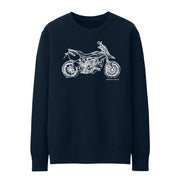 JL Illustration For A Ducati Hyperstrada Motorbike Fan Jumper