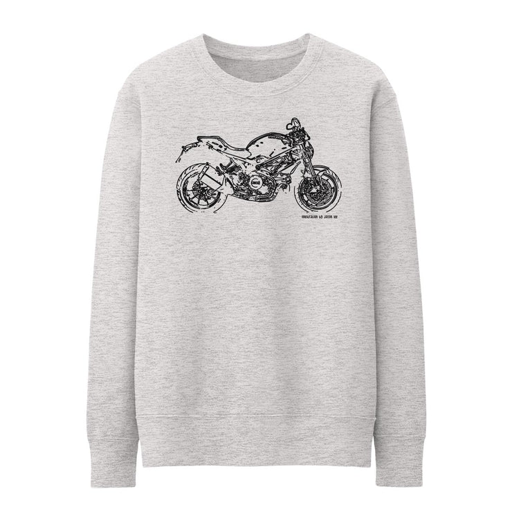 JL Illustration For A Ducati Monster 1100 EVO Motorbike Fan Jumper