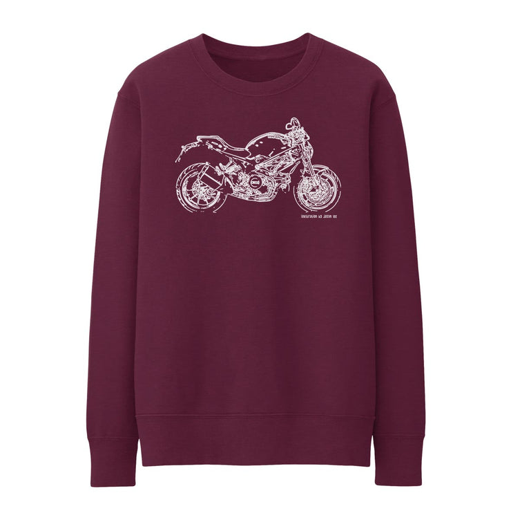 JL Illustration For A Ducati Monster 1100 EVO Motorbike Fan Jumper