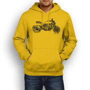 JL Illustration For A Ducati Monster 1200S Motorbike Fan Hoodie