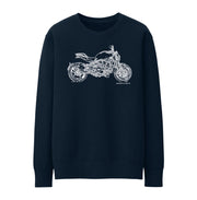 JL Illustration For A Ducati Monster 1200S Motorbike Fan Jumper