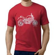 JL Illustration For A Ducati Monster 1200 Motorbike Fan T-shirt