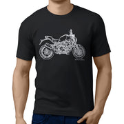 JL Illustration For A Ducati Monster 1200 Motorbike Fan T-shirt