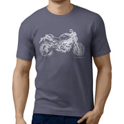 JL Illustration For A Ducati Monster 696 Motorbike Fan T-shirt