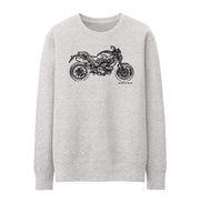 JL Illustration For A Ducati Monster 796 Motorbike Fan Jumper