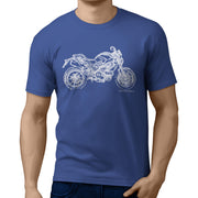 JL Illustration For A Ducati Monster 796 Motorbike Fan T-shirt