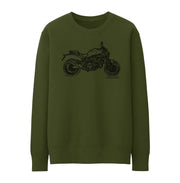 JL Illustration For A Ducati Monster 821 Motorbike Fan Jumper