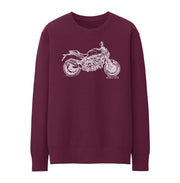 JL Illustration For A Ducati Monster 821 Motorbike Fan Jumper