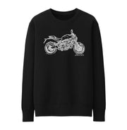 JL Illustration For A Ducati Monster 821 Motorbike Fan Jumper