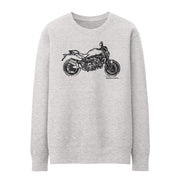 JL Illustration For A Ducati Monster 821 STRIPE Motorbike Fan Jumper