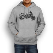 JL Illustration For A Ducati Monster 821 STRIPE Motorbike Fan Hoodie