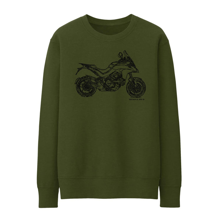 JL Illustration For A Ducati Multistrada 1200S Motorbike Fan Jumper