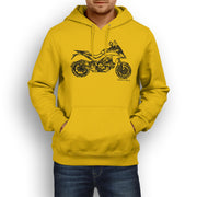 JL Illustration For A Ducati Multistrada 1200S Motorbike Fan Hoodie