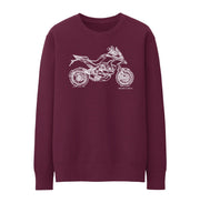 JL Illustration For A Ducati Multistrada 1200S Pikes Peak Motorbike Fan Jumper