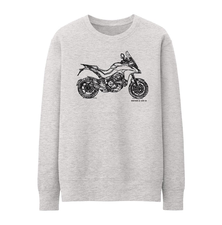 JL Illustration For A Ducati Multistrada 1200 Motorbike Fan Jumper