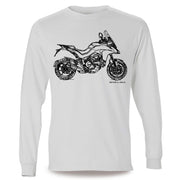 JL Illustration For A Ducati Multistrada 1200 Motorbike Fan LS-Tshirt