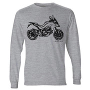 JL Illustration For A Ducati Multistrada 1200 Motorbike Fan LS-Tshirt