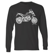 JL Illustration For A Ducati Multistrada 1200 Motorbike Fan LS-Tshirt