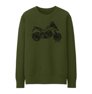 JL Illustration For A Ducati Multistrada 1200 DVT 2015 Motorbike Fan Jumper