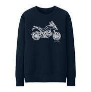 JL Illustration For A Ducati Multistrada 1200 DVT 2015 Motorbike Fan Jumper