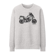 JL Illustration For A Ducati Multistrada 1200 Enduro Motorbike Fan Jumper