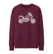 JL Illustration For A Ducati Multistrada 1200 Enduro Motorbike Fan Jumper