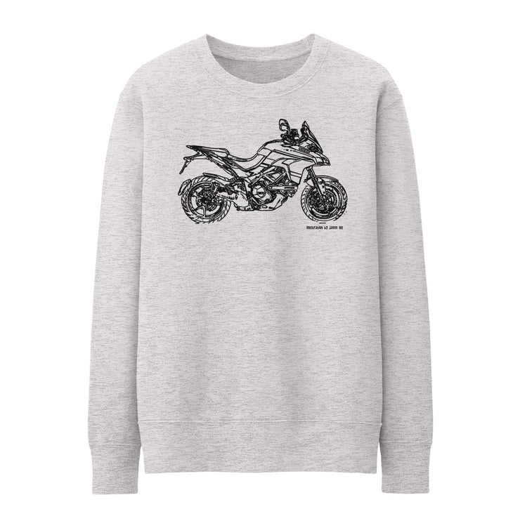 JL Illustration For A Ducati Multistrada 1200 Pikes Peak Motorbike Fan Jumper