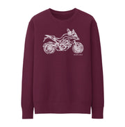 JL Illustration For A Ducati Multistrada 1200 Pikes Peak Motorbike Fan Jumper
