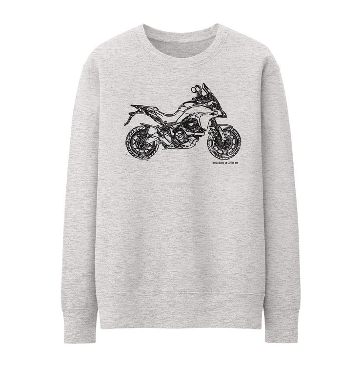 JL Illustration For A Ducati Multistrada 950 Motorbike Fan Jumper