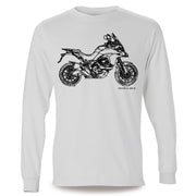 JL Illustration For A Ducati Multistrada 950 Motorbike Fan LS-Tshirt