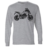 JL Illustration For A Ducati Multistrada 950 Motorbike Fan LS-Tshirt