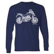 JL Illustration For A Ducati Multistrada 950 Motorbike Fan LS-Tshirt