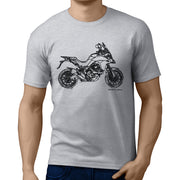 JL Illustration For A Ducati Multistrada 950 Motorbike Fan T-shirt