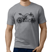 JL Illustration For A Ducati Panigale R Motorbike Fan T-shirt
