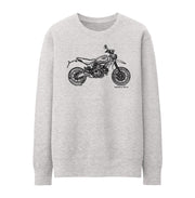 JL Illustration For A Ducati Scrambler Desert Sled Motorbike Fan Jumper