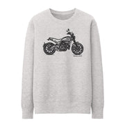 JL Illustration For A Ducati Scrambler Icon Motorbike Fan Jumper