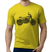 JL Illustration For A Ducati Scrambler Icon Motorbike Fan T-shirt