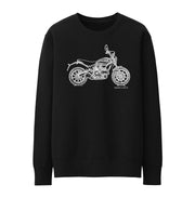 JL Illustration For A Ducati Scrambler Sixty2 Motorbike Fan Jumper