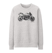 JL Illustration For A Ducati Streetfighter 848 Motorbike Fan Jumper