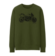 JL Illustration For A Ducati Streetfighter 848 Motorbike Fan Jumper