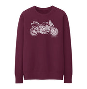 JL Illustration For A Ducati Streetfighter 848 Motorbike Fan Jumper