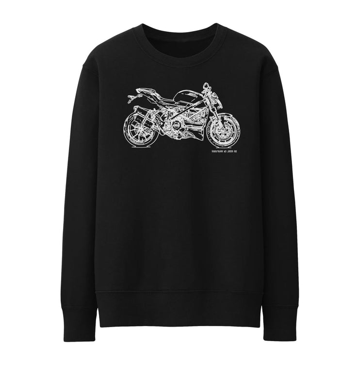 JL Illustration For A Ducati Streetfighter 848 Motorbike Fan Jumper