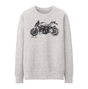 JL Illustration For A Ducati Streetfighter 848 v2 Motorbike Fan Jumper