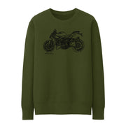 JL Illustration For A Ducati Streetfighter 848 v2 Motorbike Fan Jumper