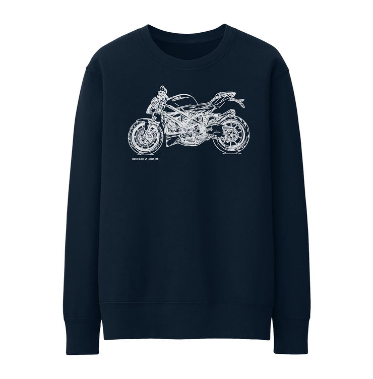 JL Illustration For A Ducati Streetfighter 848 v2 Motorbike Fan Jumper