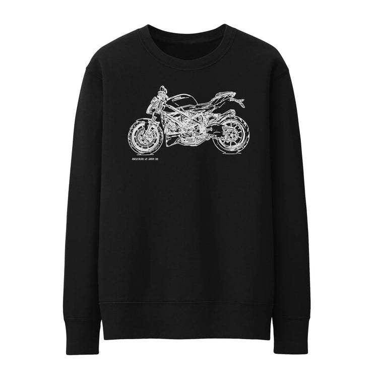 JL Illustration For A Ducati Streetfighter 848 v2 Motorbike Fan Jumper